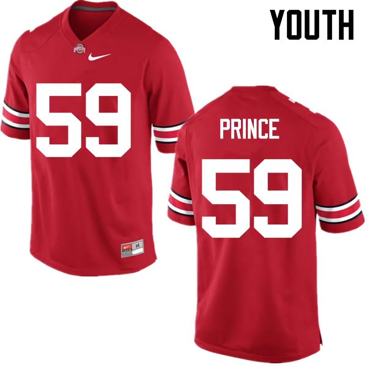 Isaiah Prince Ohio State Buckeyes Youth NCAA #59 Nike Red College Stitched Football Jersey UKH4256IV